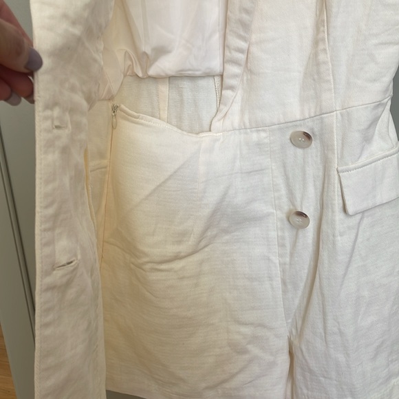 NWT Steven Madden Paris Double Breasted Blazer Romper - Picture 11 of 13